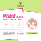 Emina Cheek Lit Pressed Blush On - Bittersweet