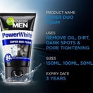 Garnier Men Power White Dark Spots Super Duo Foam