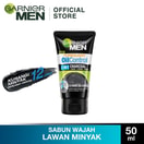 Garnier Mens Turbo Light Oil Control 3 in 1 Charcoal