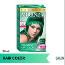Miranda Hair Color Green