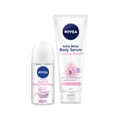 Nivea Body Serum + Deodorant Extra White Radiant & Smooth