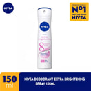 NIVEA Deodorant Spray Extra Brightening 150ml