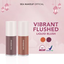 Sea Makeup Vibrant Flushed Liquid Blush On