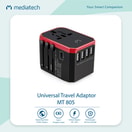 Mediatech Universal Travel Adaptor
