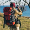 Hijab, Manset, Baju Lengan Pendek, Celana Panjang, dan Trekking Shoes