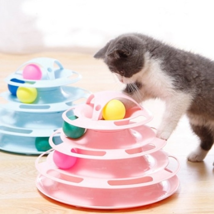 Ada Bola di Tiap Tingkatan Bikin Kucing Berpikir