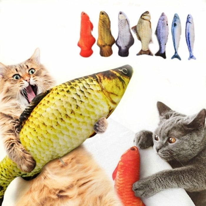 Mainan Ikan Bergoyang Bikin Kucing Gemas