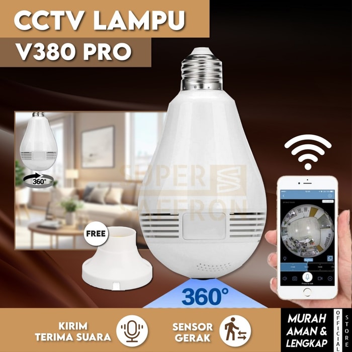 CCTV Mirip Lampu Biasa, Dengan Lensa Fisheye!