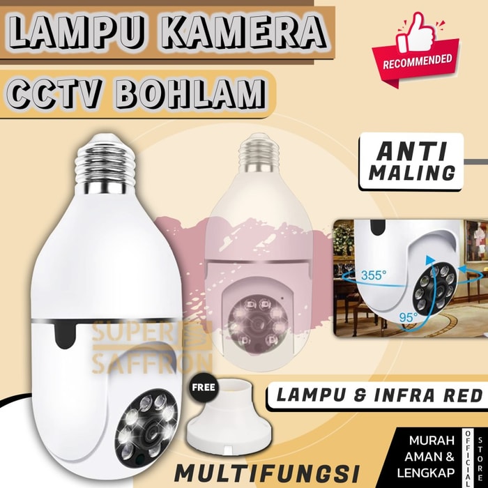 CCTV Model Lampu Harga Murah, Fitur Melimpah